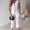 White, variant on Womens Elegant Solid Color Suit Vest Tank Cardigan Pockets Tops Wide Leg Pants Suit Tuxedo for Women Official Pants Suits for Women Womens Dress Suits Womens Pant Jumpsuit Attire for Women plus