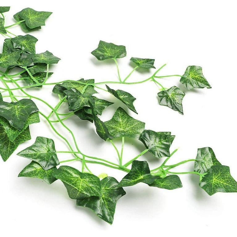 Silky Silk 12 Strands Artificial Green Ivy Leaf Plants