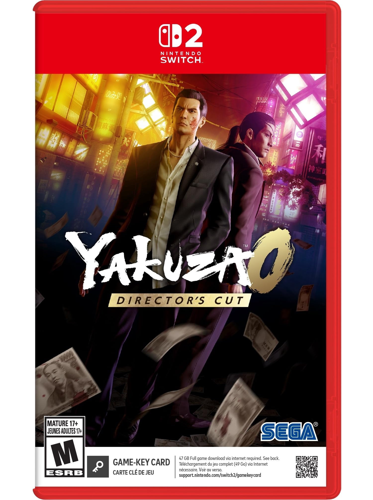 SEGA, Game-Key Card, Yakuza Kiwami 2 for Nintendo Switch 2, Action