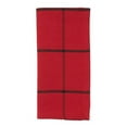 thumbnail image 1 of SARO 389.R20S Windowpane Plaid Table Napkins  Red - Set of 4, 1 of 4