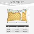 thumbnail image 6 of EasygdpWhite Ice Cream Polyester Fiber Double-Sided Pillowcase,Super Soft,Comfortable And Luxurious Pillowcase,Not Easy To Break Or Deform- 14"X20", 6 of 9