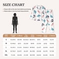 thumbnail image 4 of Pajamas for Women Set - Jellyfish Devilfish Whale Comfy Long Sleeve Button Up Pajama Sets for Women 2 Piece, Soft Sleepwear Nightwear Pjs Lounge Sets for Women with Pockets, 4 of 6