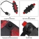 thumbnail image 3 of Luces traseras recargables Greeniant para bicicleta impermeable intermitente rojo, 3 of 6