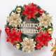 thumbnail image 2 of Aleko 12 piezas Navidad Poinsettia Flor artificial Pointsettia con clips Navidad Glitter Poinsettia Adornos Árbol de Navidad Flores Decoraciones, DIY Corona de Navidad Decoración de fiesta navideña (Oro) ACTIVE Biensenido a ACTIVE, 2 of 5