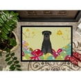 thumbnail image 3 of Easter Eggs Standard Schnauzer Black Door Mat, 3 of 4
