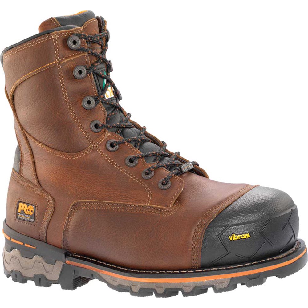 timberland pro men's boondock waterproof composite safety toe work boots