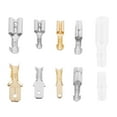 thumbnail image 3 of 150Pcs 6.3MM 2.8MM 4.8MM 4.0MM Male Female Car Spade Connector Splice Crimp Wire Terminals for Motorcycle Bike Car, 3 of 6