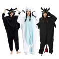 thumbnail image 2 of Black Animal Kigurumi Adults Onesies Women Men Pajamas Halloween Costumes Cosplay Cute Jumpsuit Birthday Christmas Gift Toys, 2 of 5