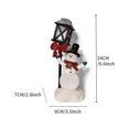 thumbnail image 2 of Hengsof - Luz de noche navideña con enchufe para Papá Noel y muñeco de nieve, decoración de cerámica vintage, luz de noche navideña para dormitorio, pasillo, escaleras, regalo de Navidad, 2 of 3