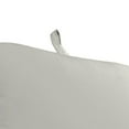 thumbnail image 2 of Jordan Manufacturing Sunbrella 74" x 22" Canvas Granite Grey Solid Rectangular Outdoor Chaise Lounge Cushion with Ties and Hanger Loop, 2 of 10
