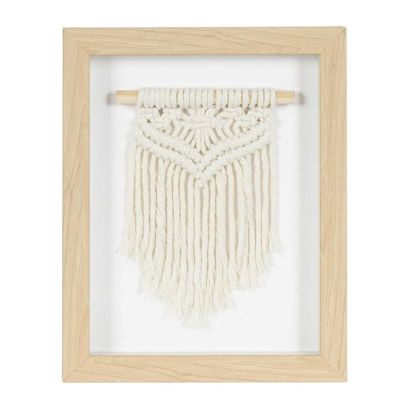 hometrends Woven Macrame Design 2 Framed Arthometrends Woven Macrame Design 3 Framed Art