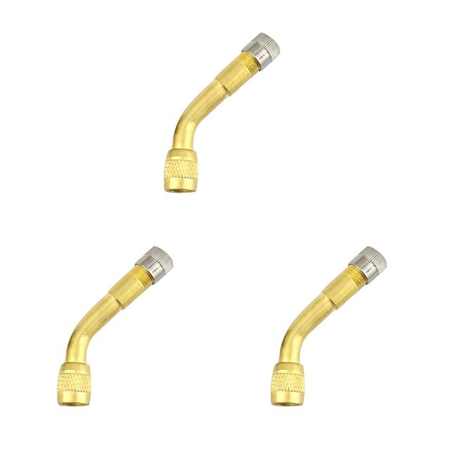 Scienceny Universal 45 90 135 grados motocicleta coche Metal ángulo doblado válvula adaptador neumático tubo extensión extensor convertidor Type8 NO8 Scienceny CBP086040