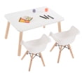 thumbnail image 1 of Mesa Rectangular  con 2  Sillas Eames con Descansabrazos (Blanco), 1 of 1