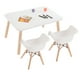 thumbnail image 1 of Mesa Rectangular  con 2  Sillas Eames con Descansabrazos (Blanco), 1 of 1