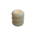 thumbnail image 2 of Luces de té flotantes | Velas Votivas | Cera de parafina velas decorativas románticas para bodas, fiestas, ambiente festivo | Blanco | Elige talla 8x3,5cm, 8x7cm, 8x10cm, 2 of 6