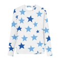 thumbnail image 5 of YunPes Girls' Long Sleeved Shirts Colorful T Shirts Round Neck Tops Light T Shirts Loose Pullovers Basic Long Sleeve Tee Shirts, 5 of 6