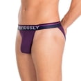 thumbnail image 3 of Men's Obviously A05 PrimeMan AnatoMAX Bikini Brief (Purple S), 3 of 4