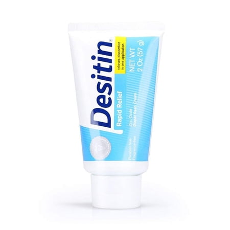 Desitin Rapid Relief Zinc Oxide Diaper Cream, Heal & Treat Rashes, 2oz
