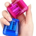 thumbnail image 5 of Dengmore 4 Pcs Manual Pencil Sharpeners, Compact Dual Holes Handheld Pencil Sharpeners with Lid for Kids, Multicolored Handheld Sharpener Back to School Supplies, Classroom Rewards, 5 of 10