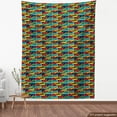 thumbnail image 3 of Ambesonne Race Car Fabric by the Yard Upholstery, Colorful Vehicles Pattern, 3 Yards, Charcoal Grey Multicolor, 3 of 4