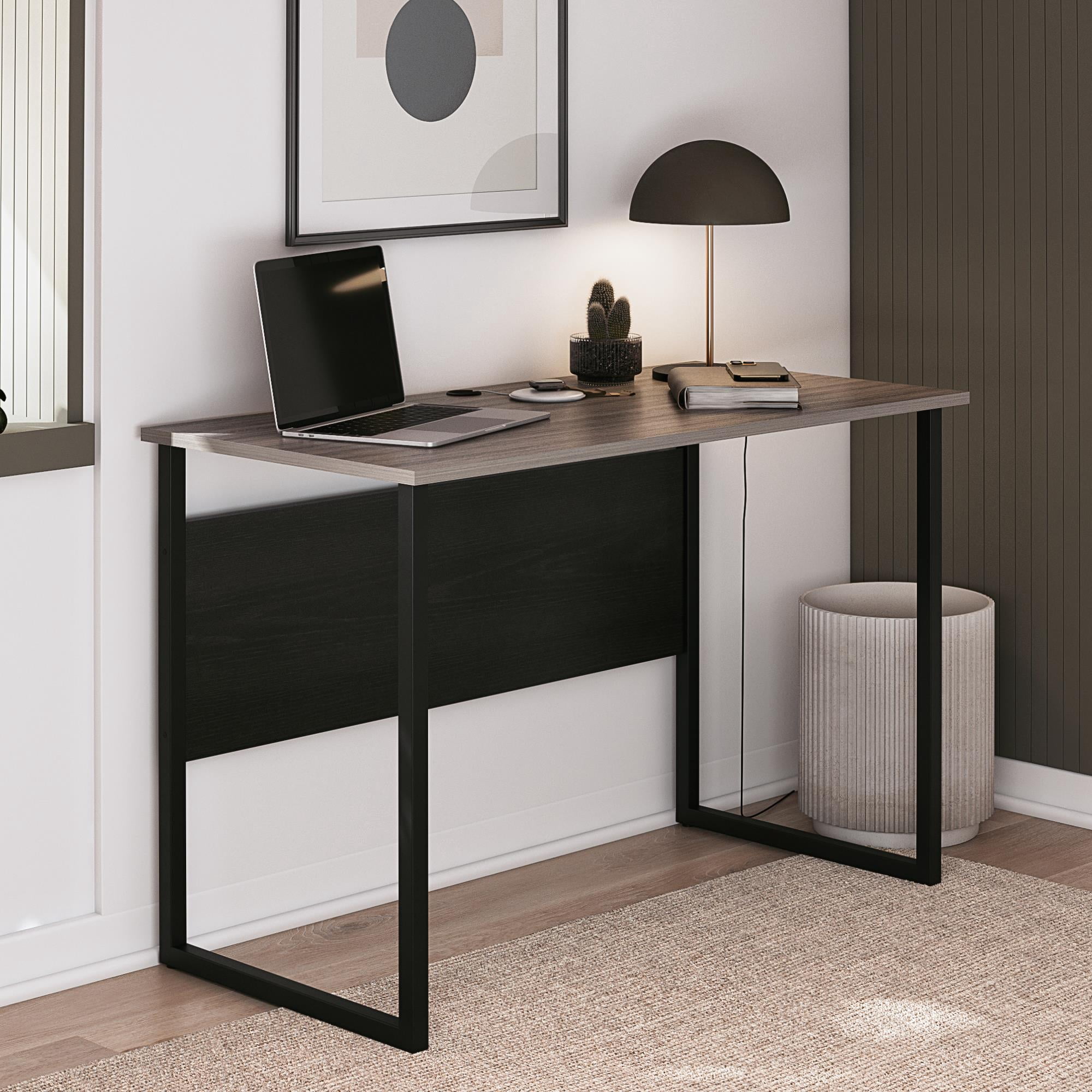 Ameriwood Home Sorina Writing Desk, Silverton Oak & Black