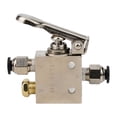 thumbnail image 3 of Bgsha TAC2-31P Pneumatic Valve 2 Position 3 Way Mechanical Valve With 6mm Connector, 3 of 10