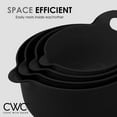 thumbnail image 5 of Cook with Color Mixing Bowls - 4 Piece Nesting Plastic Mixing Bowl Set with Pour Spouts and Handles, 5 of 10