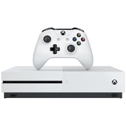 Restored Microsoft Xbox One S 1TB Video Game Console, 4K Ultra HD Blu-ray, HDR Support, White, Controller Included, 234-01249