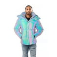 thumbnail image 4 of Jordan Craig Toronto Metallic Men's Bubble Jacket Iridescent 91542m-iridescent, 4 of 6