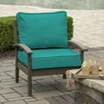 thumbnail image 2 of ARDEN Modern Acrylic Outdoor Deep Seating Cushion Set 24 x 24, Surf Teal, 2 of 4