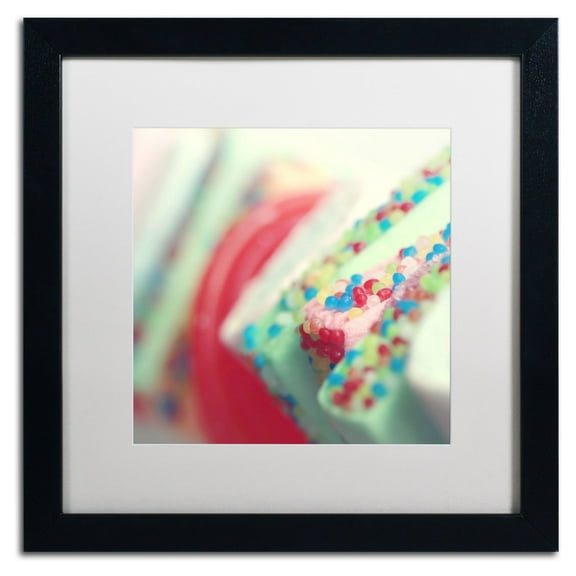 Trademark Fine Art "Party Flavours" Canvas Art by Beata Czyzowska Young, White Matte, Black Frame