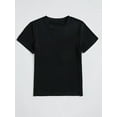 thumbnail image 2 of Owl Print Crew Neck T-Shirt, Casual Short Sleeve Top For Spring & Summer, Women's Clothing, 2 of 6