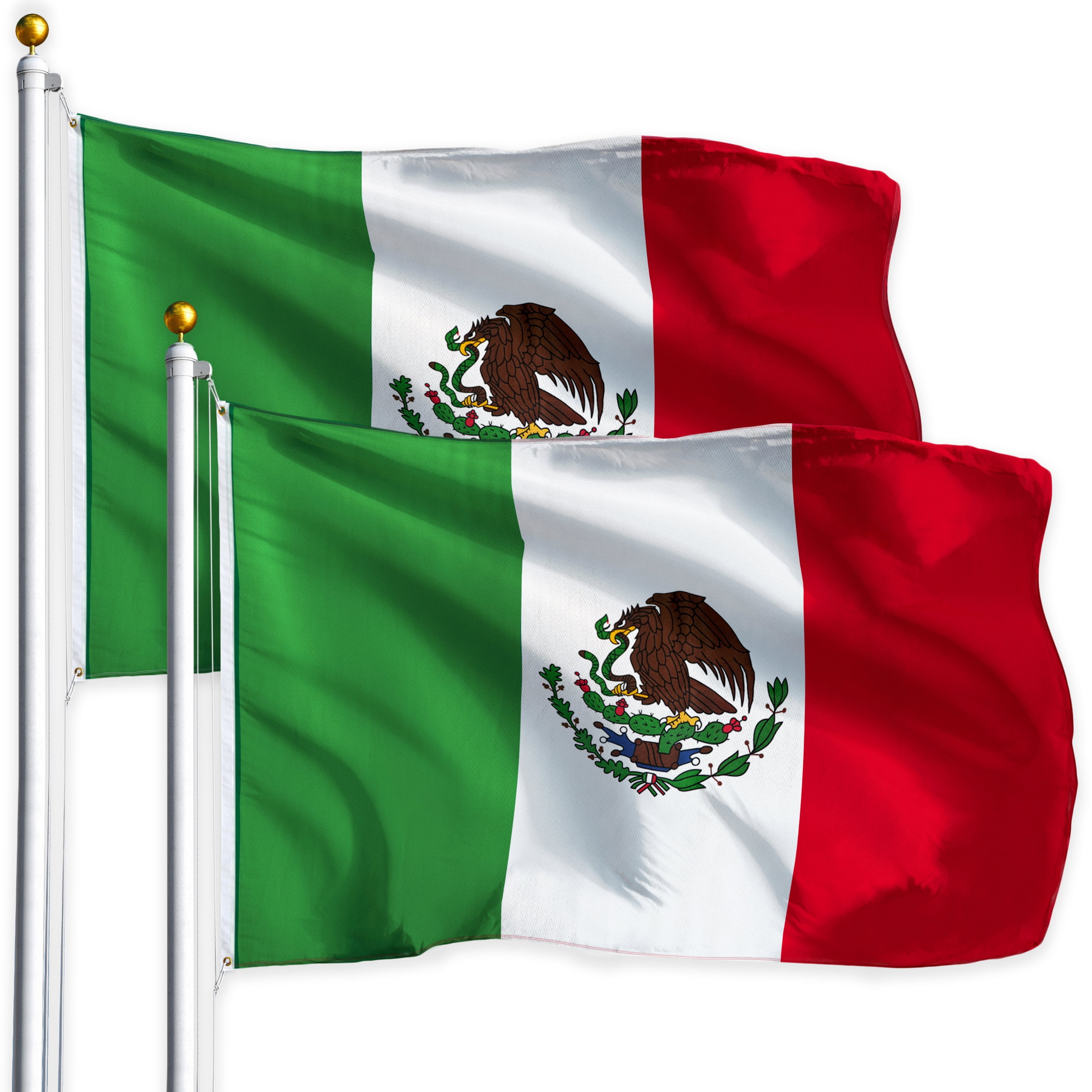 MEXICO 3X5 FT NATIONAL FLAG MADE IN US PREMIUM QUALITY TEXAS FAST SHIPPING 