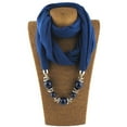 thumbnail image 2 of Guardoinrt Collier Foulard Bague Tendance Perles Inodores Résistantes à l'Usure Bleu, 2 of 6