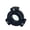 Black, variant on MATROOY EDC Aluminum Alloy Fidget Spinner Personalized Adult Metal Fidget Ring-Black