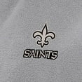 thumbnail image 2 of Women's Antigua  Gray New Orleans Saints Nostalgic Full-Zip Vest, 2 of 2
