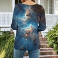 thumbnail image 4 of Lumosvexa Women Graphic Short Shirt Sleeved Tops Womens Casual T-Shirt Button Relaxed T Shirt Dark Gray Size 3XL, 4 of 7