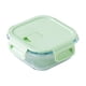 thumbnail image 2 of Lonchera de vidrio | Recipiente para almuerzo de vidrio resistente al calor y apto para microondas | Almacenamiento de comidas para estudiantes y oficinistas | Caja de almacenamiento de alimentos, 2 of 6