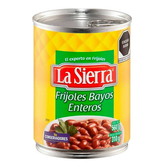 Frijoles bayos La Sierra enteros 560 g
