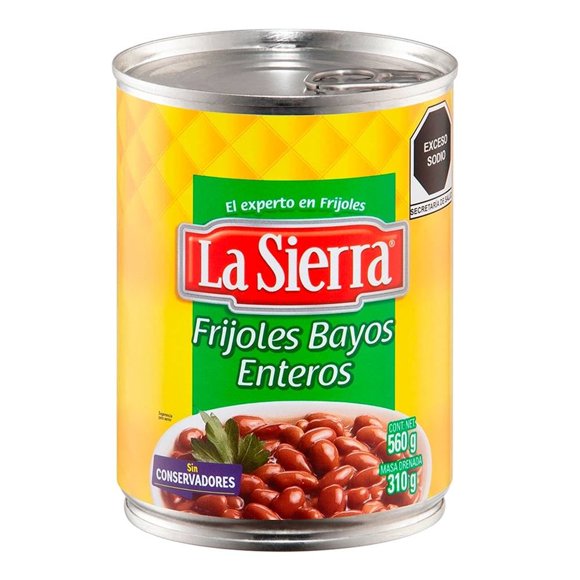 Frijoles bayos La Sierra enteros 560 g