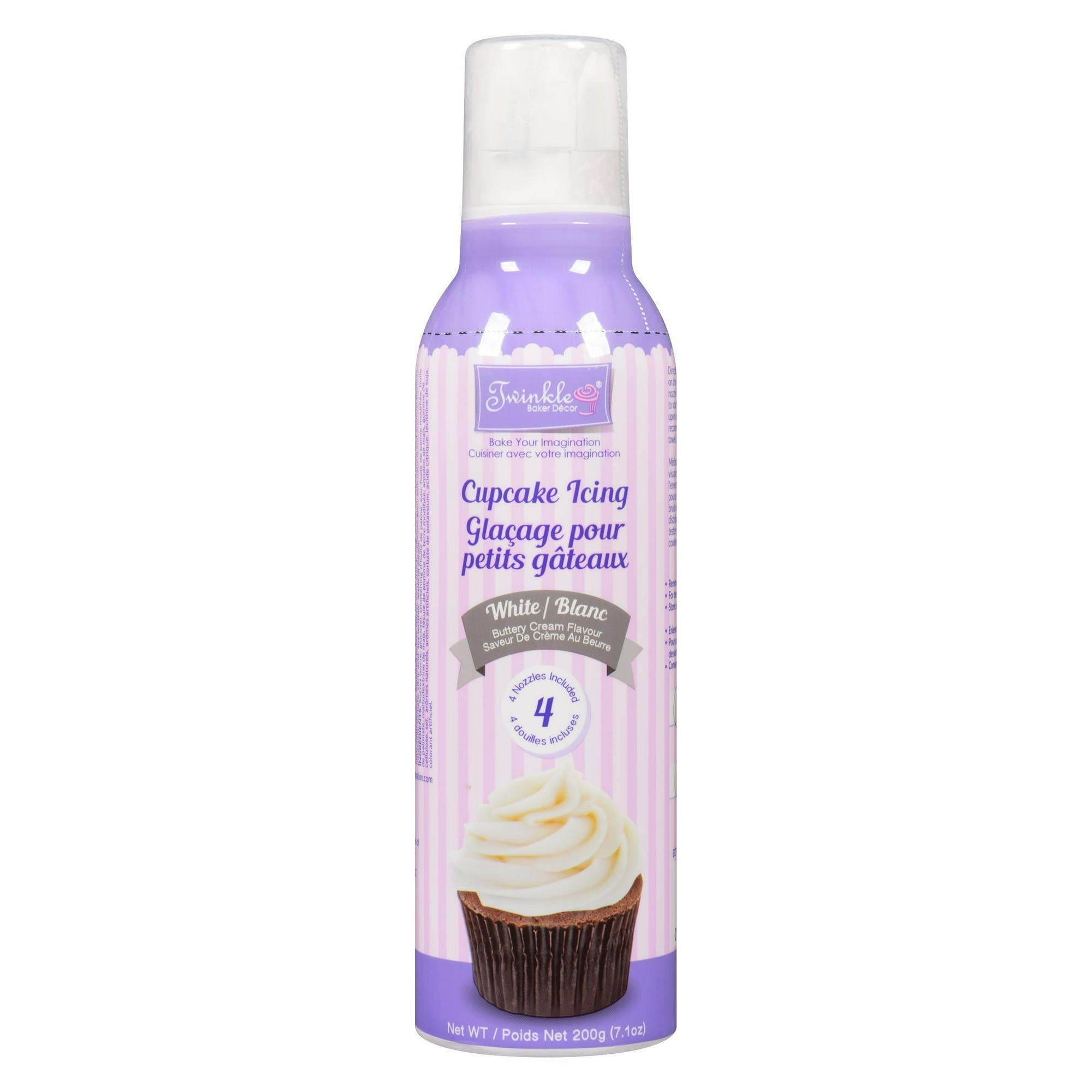 Twinkle White Cupcake Icing