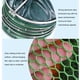 thumbnail image 4 of Naiovety Redes de pesca multiusos, malla duradera para redes de trampa, adecuadas para cualquier escenario de pesca, almacenamiento práctico, Type3 NO3, 4 of 6