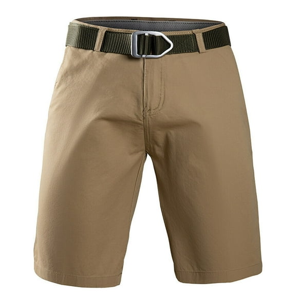 pstuiky Pantalones cortos para hombre, Pantalones cortos holgados y finos de color liso para hombre, talla grande, a la moda, de playa, de pierna recta Pantalones cortos de entrenamiento