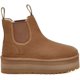 thumbnail image 1 of Nuevas botas de nieve en otoño e invierno 2022 Botas cortas Chelsea informales de suela gruesa Botas de moda Color: Marrón, 1 of 4