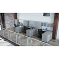 thumbnail image 6 of Lorell Weathered Charcoal Laminate Desking Desk Shell - 48" x 30" x 29.5" , 1" Top - Material: Polyvinyl Chloride (PVC) Edge - Finish: Laminate Top, Weathered Charcoal Top, 6 of 7