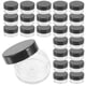 thumbnail image 4 of Botellas de crema transparente de dispensadores de dispensadores de 60 piezas para viajes (negro), 4 of 6