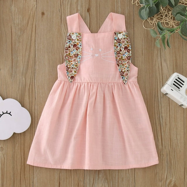Robe pour Fillette Robe Décontractée pour Filles Robe de Fille d'Anniversaire Robe pour Occasion Spéciale Robes pour Bébé 2-3 Ans