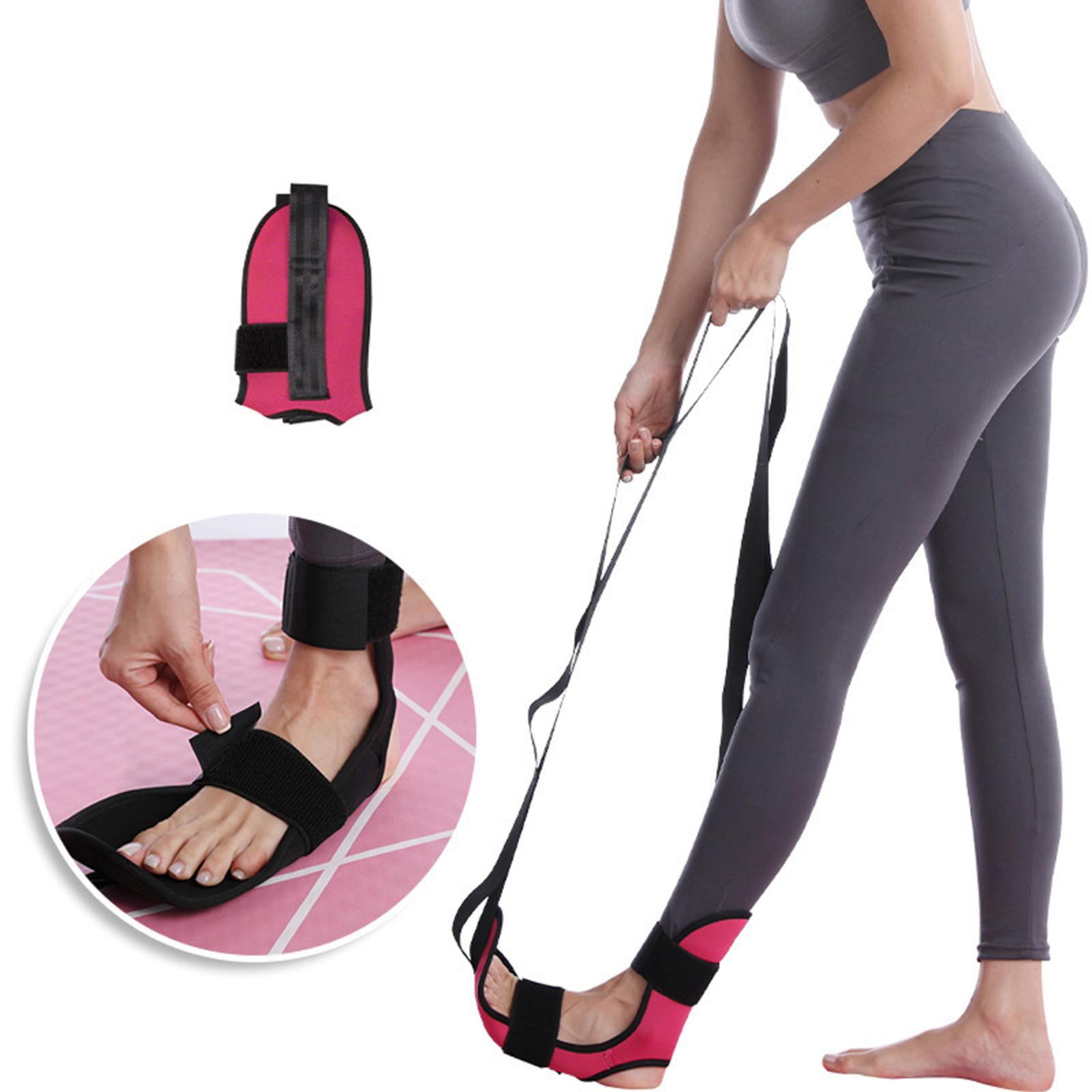 Stretching Strap and Foot Stretcher for Plantar Fasciitis ,Hamstring,Calf - Leg  Stretching Equipment, Tendonitis ,IT Stretch Band 