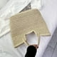 thumbnail image 5 of Bolsos de axila para mujer, bolso informal de paja para axilas, bolso de playa sólido tejido de gran capacidad, 5 of 9