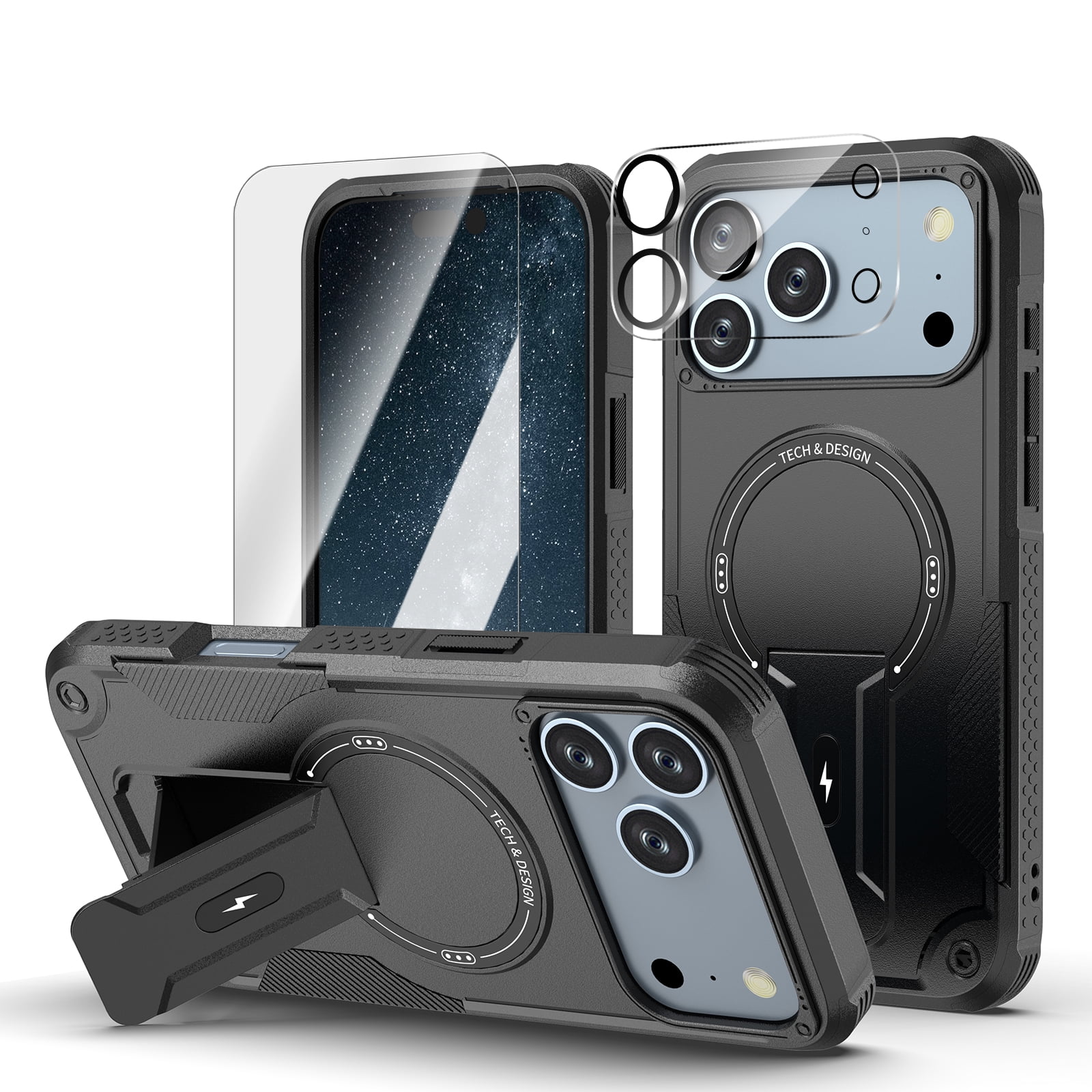 Urban Armor Gear UAG iPhone 13 Pro Max Case, Kevlar Black, Flip